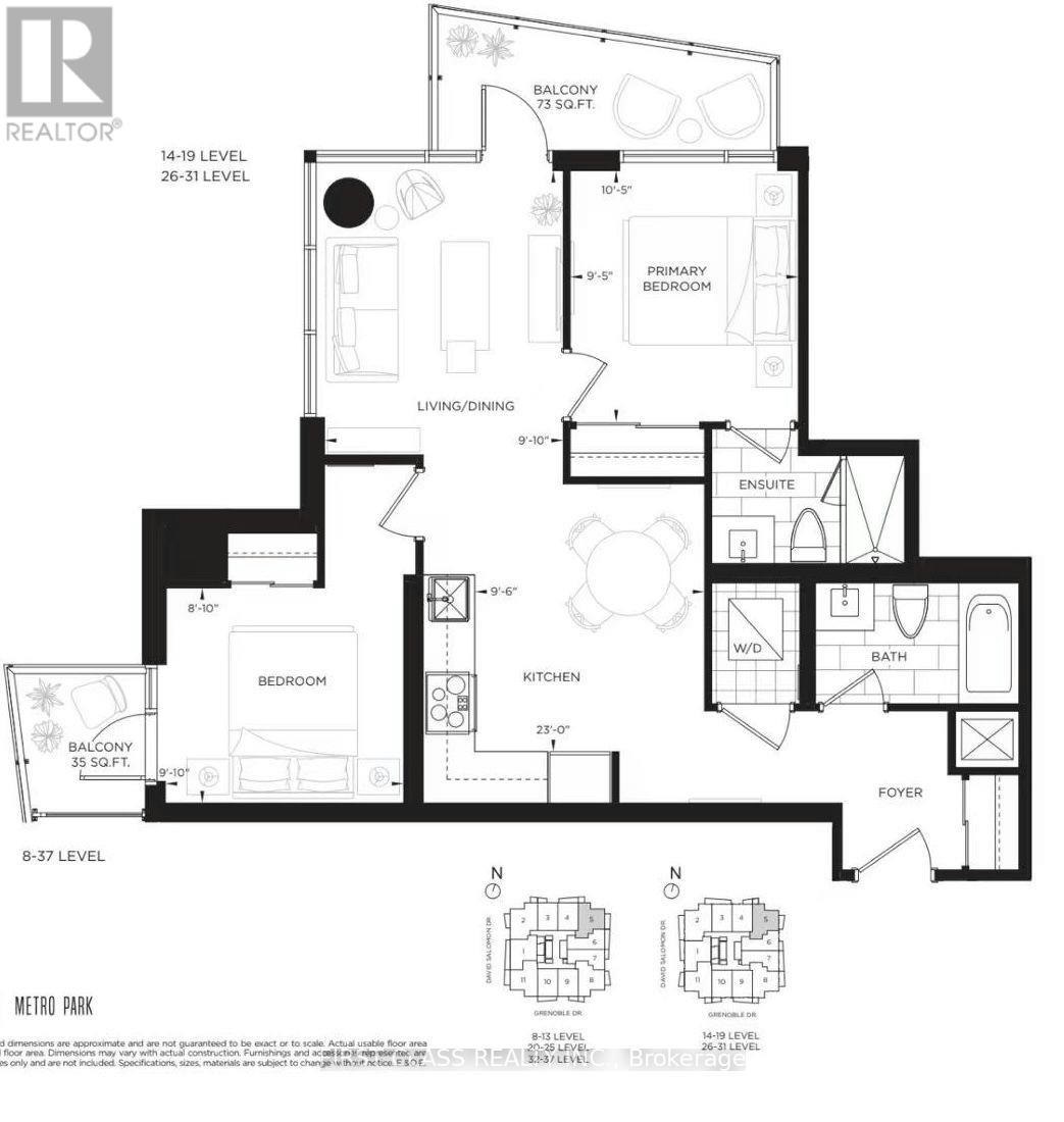 1605-15 David Salomon Drive, Toronto, ON, M3C 1E7 - 3
