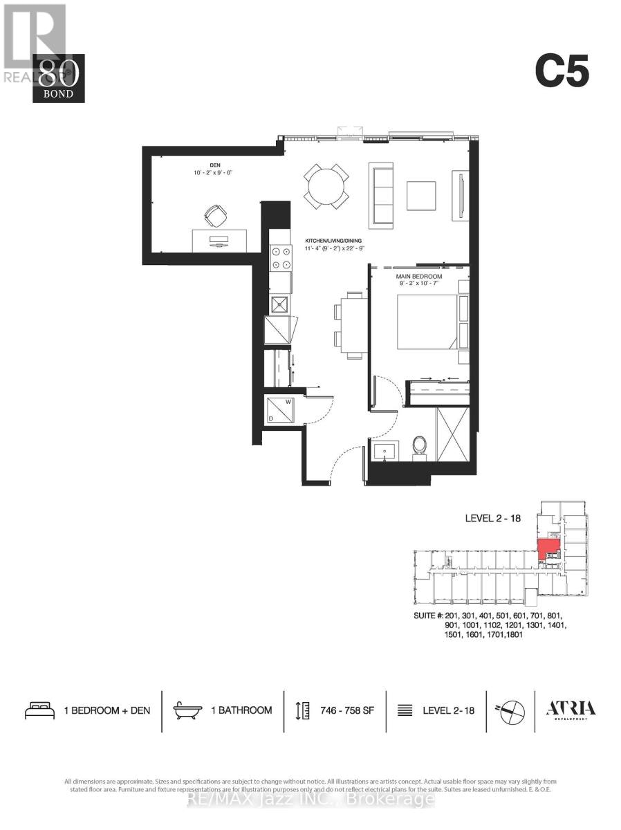 1401-80 Bond Street E, Oshawa, ON, L1G 0E6 - 9