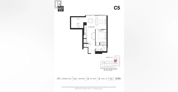 1401-80 Bond Street E, Oshawa, ON, L1G 0E6 - 9