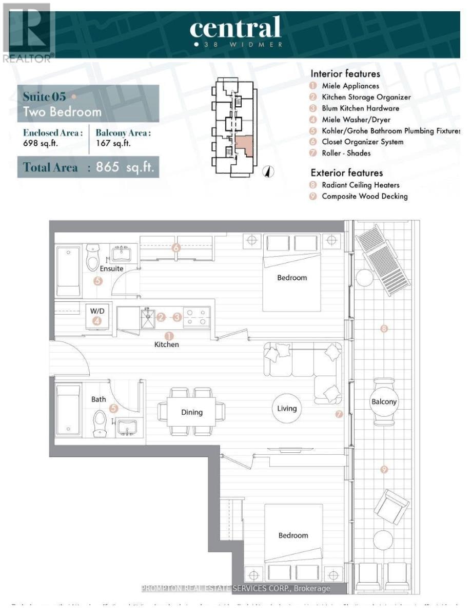 1505-38 Widmer Street, Toronto, ON, M5V 0P7 - 19