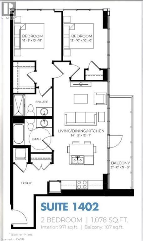 1402-60 Charles Street, Kitchener, ON, N2G 0C9 - 49