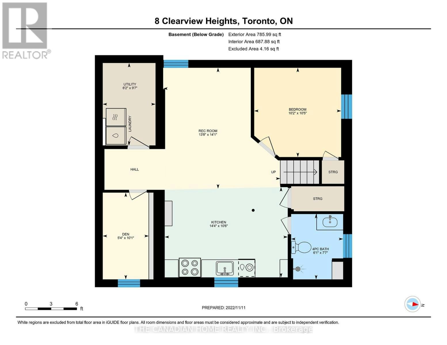 BASEMENT-8 Clearview Heights, Toronto, ON, M6M 1Z9 - 20
