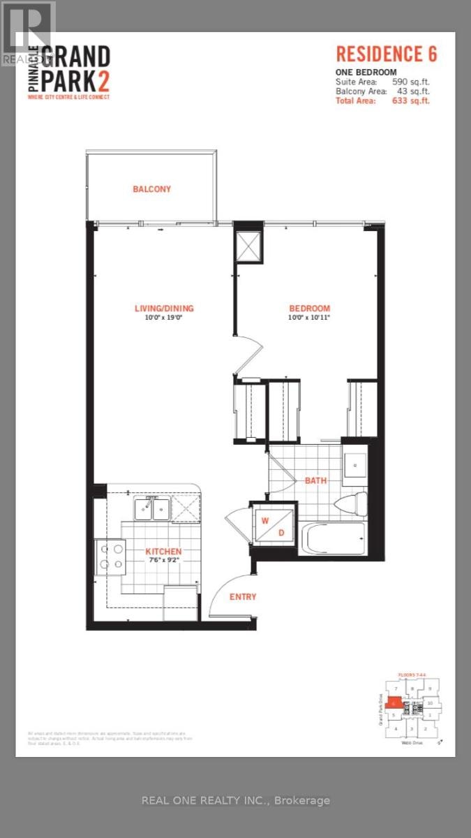 2806-3975 Grand Park Drive, Mississauga, ON, L5B 0K4 - 2