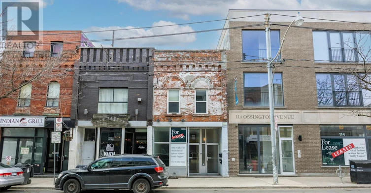FRONT-112 Ossington Avenue, Toronto, ON, M6J 2Z4