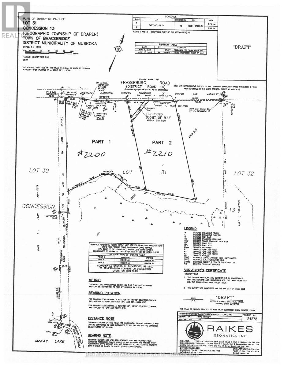 2200 Fraserburg Road, Bracebridge, ON, P1L 1X3