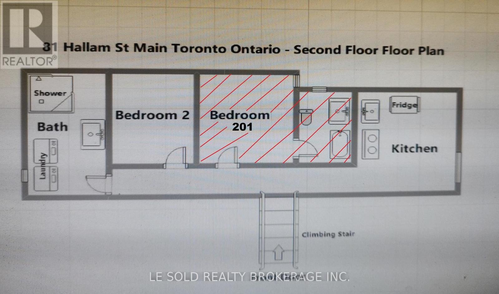 ROOM 201-81 Hallam Street, Toronto, ON, M6H 1W7 - 10
