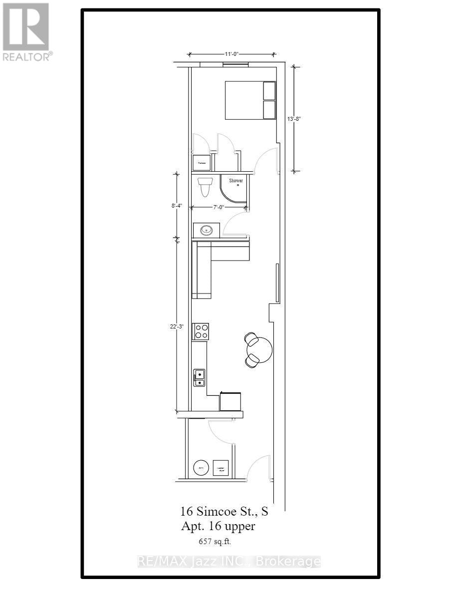 UPPER-16 Simcoe Street S, Oshawa, ON, L1H 4G2 - 2