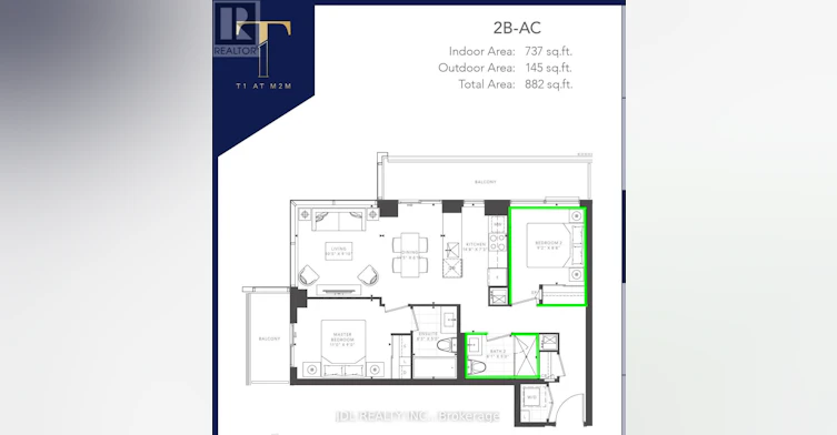 S1709-8 Olympic Garden Drive, Toronto, ON, M2M 0B9 - 2