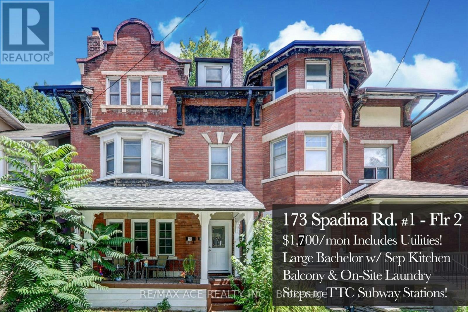 1 - FLR2-173 Spadina Road, Toronto, ON, M5R 2T9