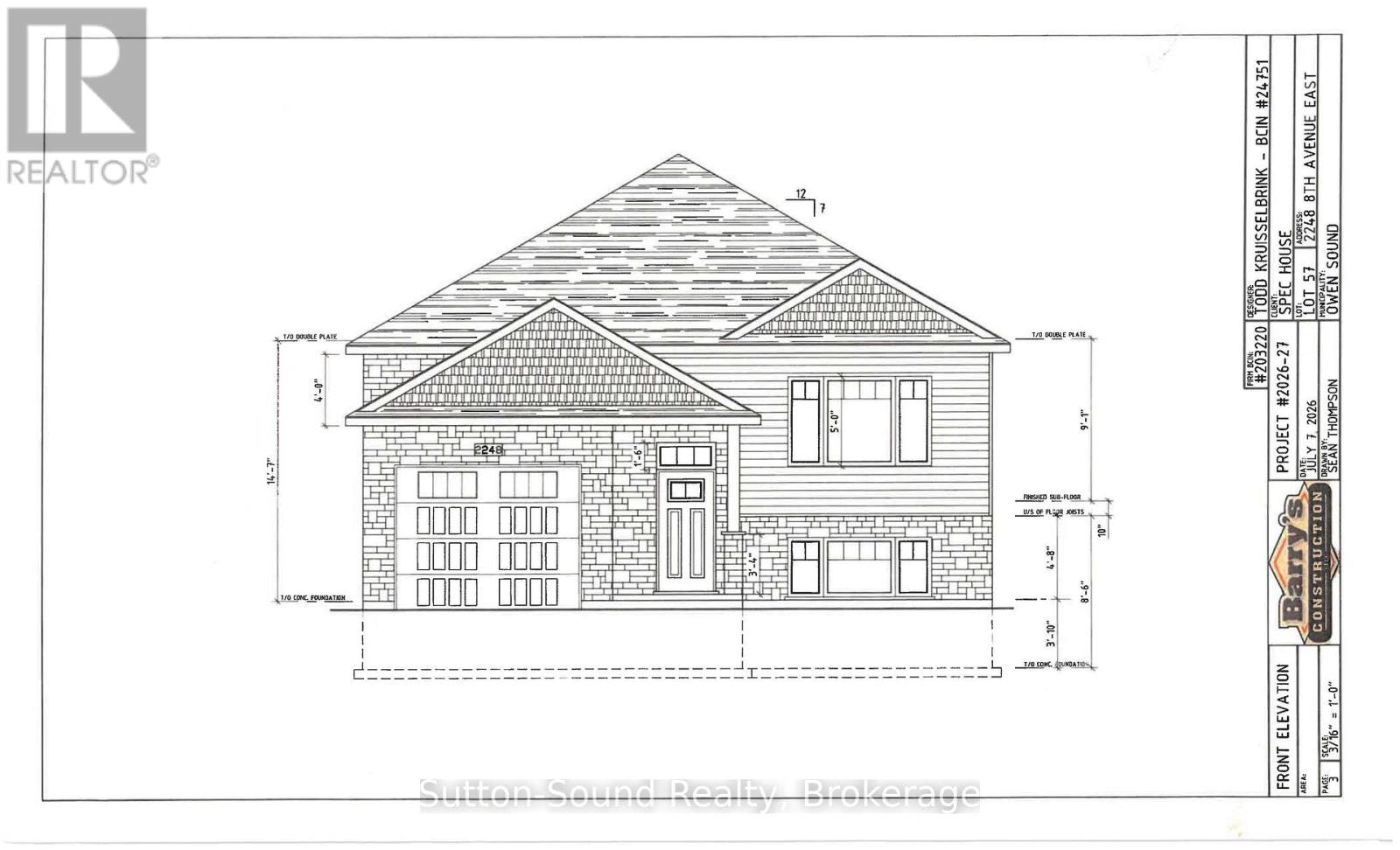 2248 8th Avenue E, Owen Sound, ON, N4K 6X1