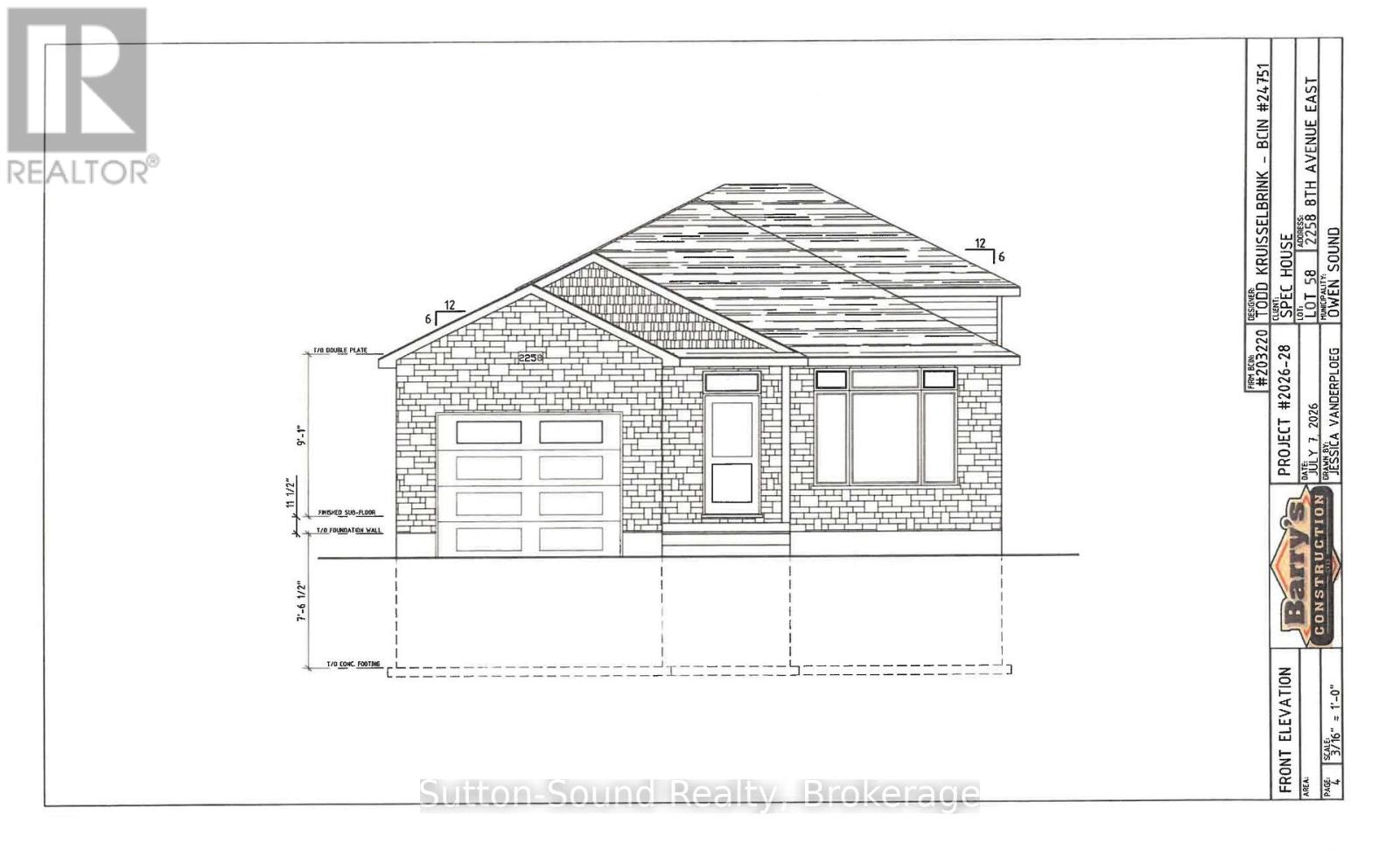 2258 8th Avenue E, Owen Sound, ON, N4K 6X1