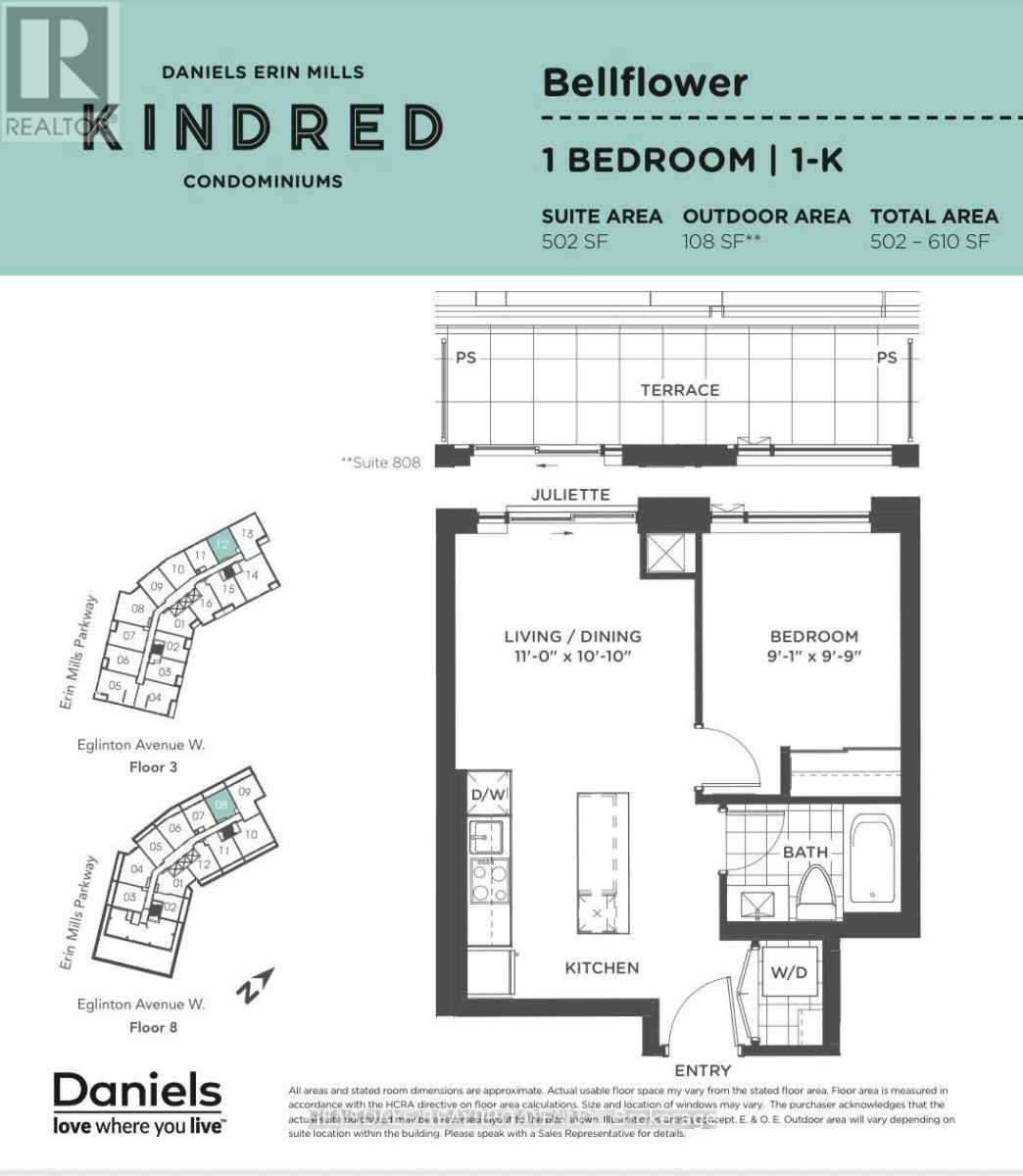 808-2495 Eglinton Avenue W, Mississauga, ON, L5M 2T2 - 10