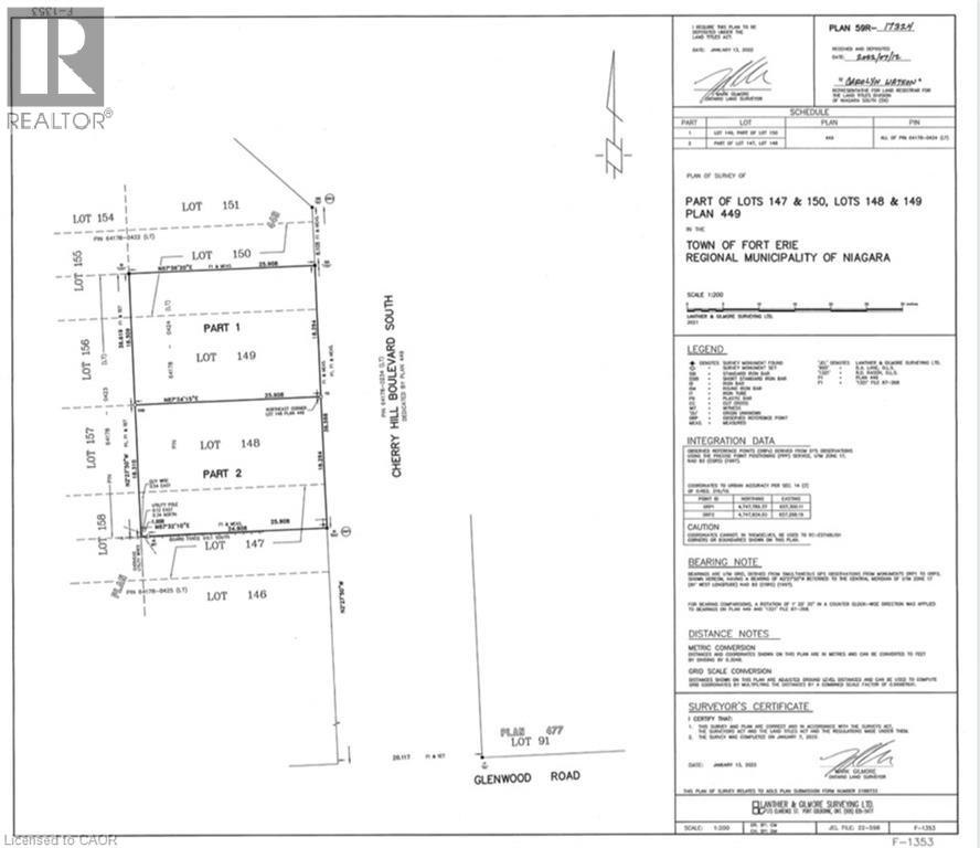 Lot 1-313 Cherryhill Boulevard S, Fort Erie, ON, L0S 1B0