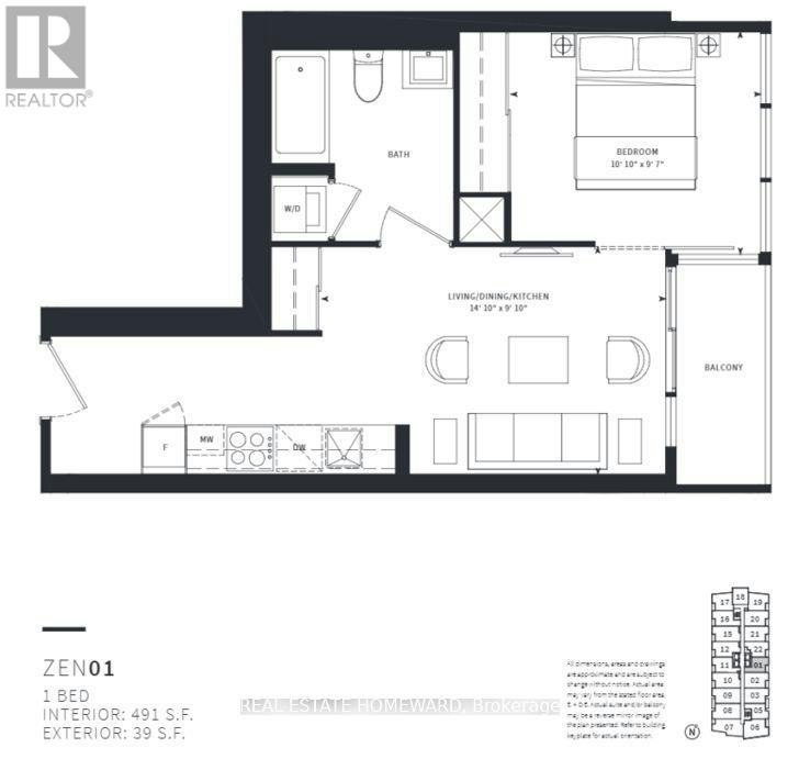 1101-19 Western Battery Road, Toronto, ON, M6K 0E3 - 13