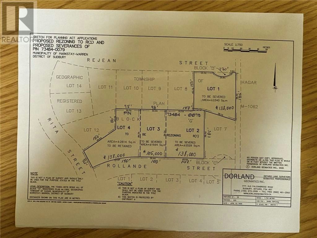 Lot-1 Rejean Street, Markstay, ON, P0M 2G0