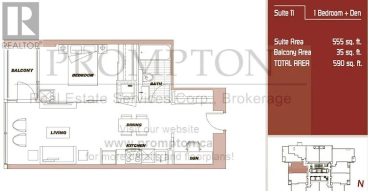 2111-25 Telegram Mews, Toronto, ON, M5V 3Z1 - 5