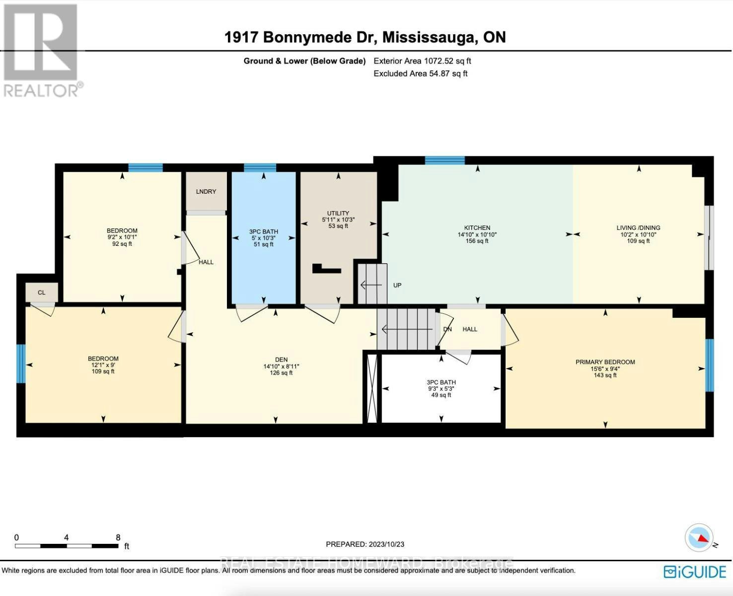 GROUND-1917 Bonnymede Drive, Mississauga, ON, L5J 1E2 - 4