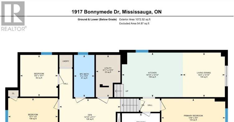 GROUND-1917 Bonnymede Drive, Mississauga, ON, L5J 1E2 - 4