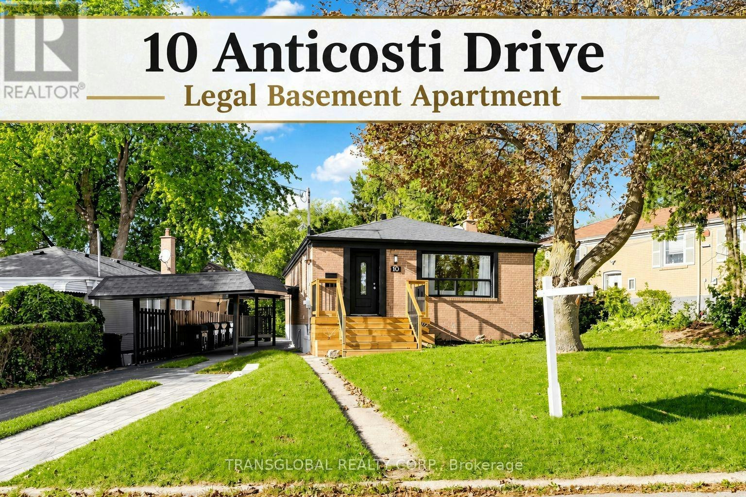 10 Anticosti Drive, Toronto, ON, M1J 1V5