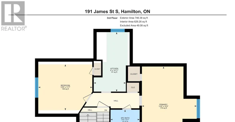 3RD FLOOR-191 James Street S, Hamilton, ON, L8P 3A8 - 21