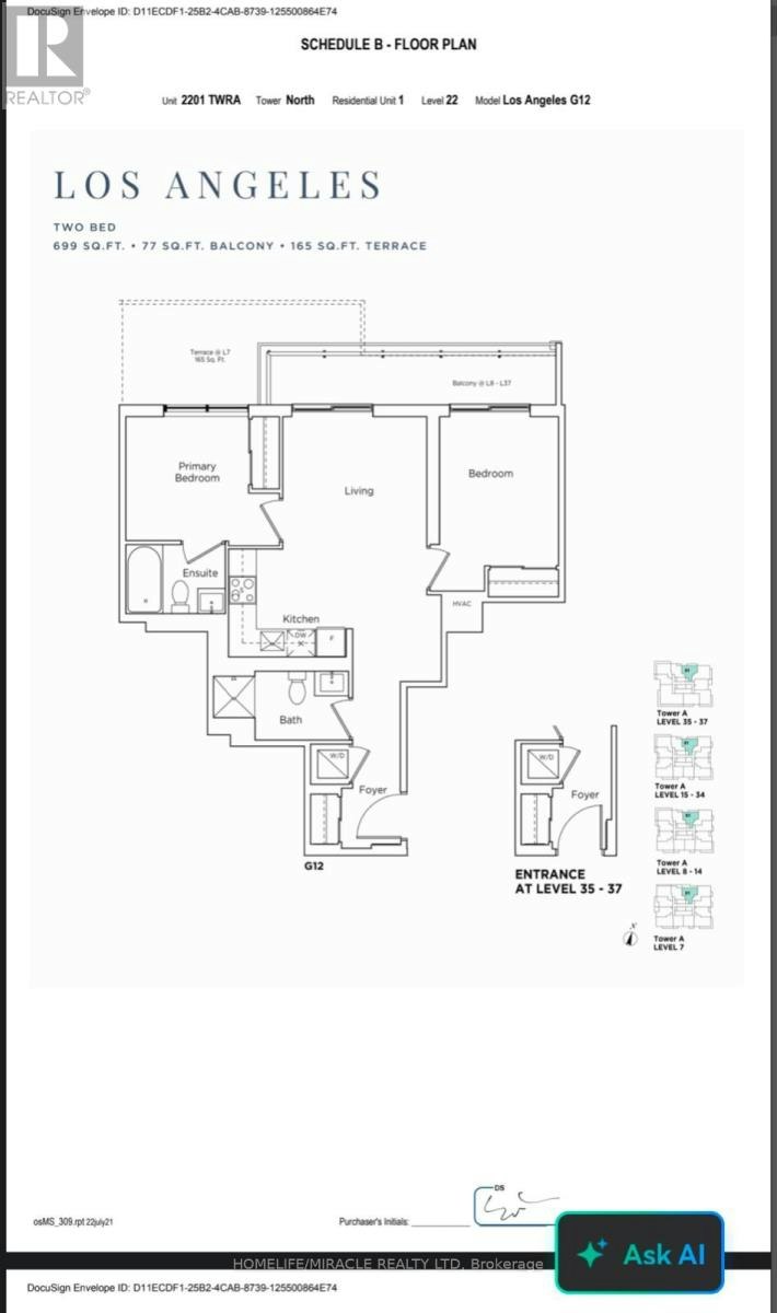 2201-5 Meadowale Road, Toronto, ON, L4K 0C7 - 2