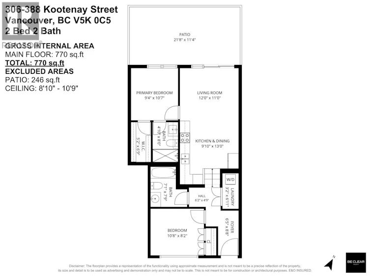 306-388 Kootenay Street, Vancouver, BC, V5K 0C5 - 21