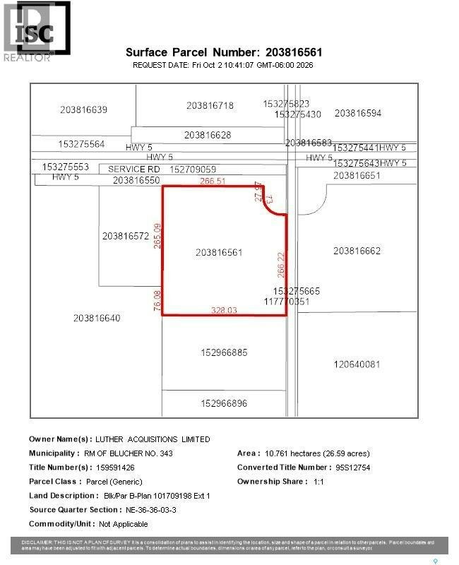 RM Of Blucher Land, Blucher Rm No. 343, SK, S7K 3J9