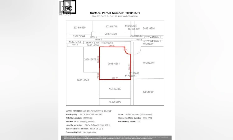RM Of Blucher Land