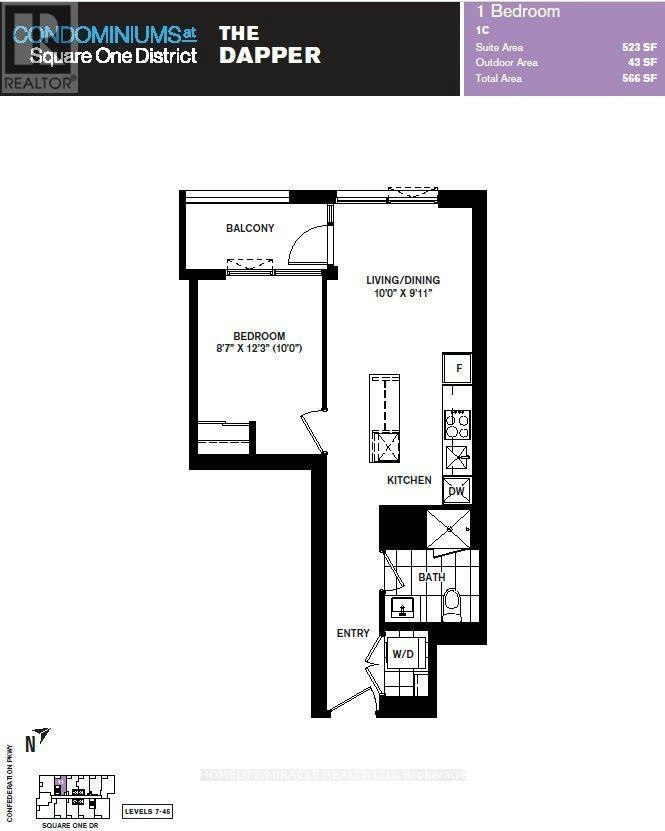 2211-395 Square One Drive, Mississauga, ON, L5B 0P6 - 7