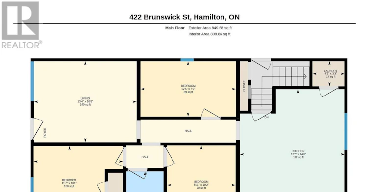 UPPER-422 Brunswick Street, Hamilton, ON, L8H 6S4 - 25