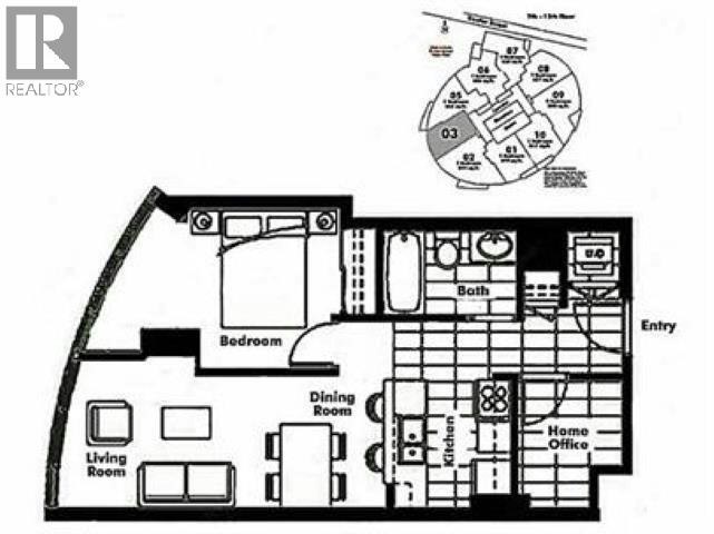 1203-58 Keefer Place, Vancouver, BC, V6B 0B8 - 9