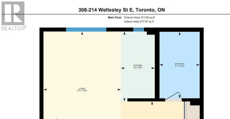 304-214 Wellesley Street, Toronto, ON, M4X 1G2 - 11