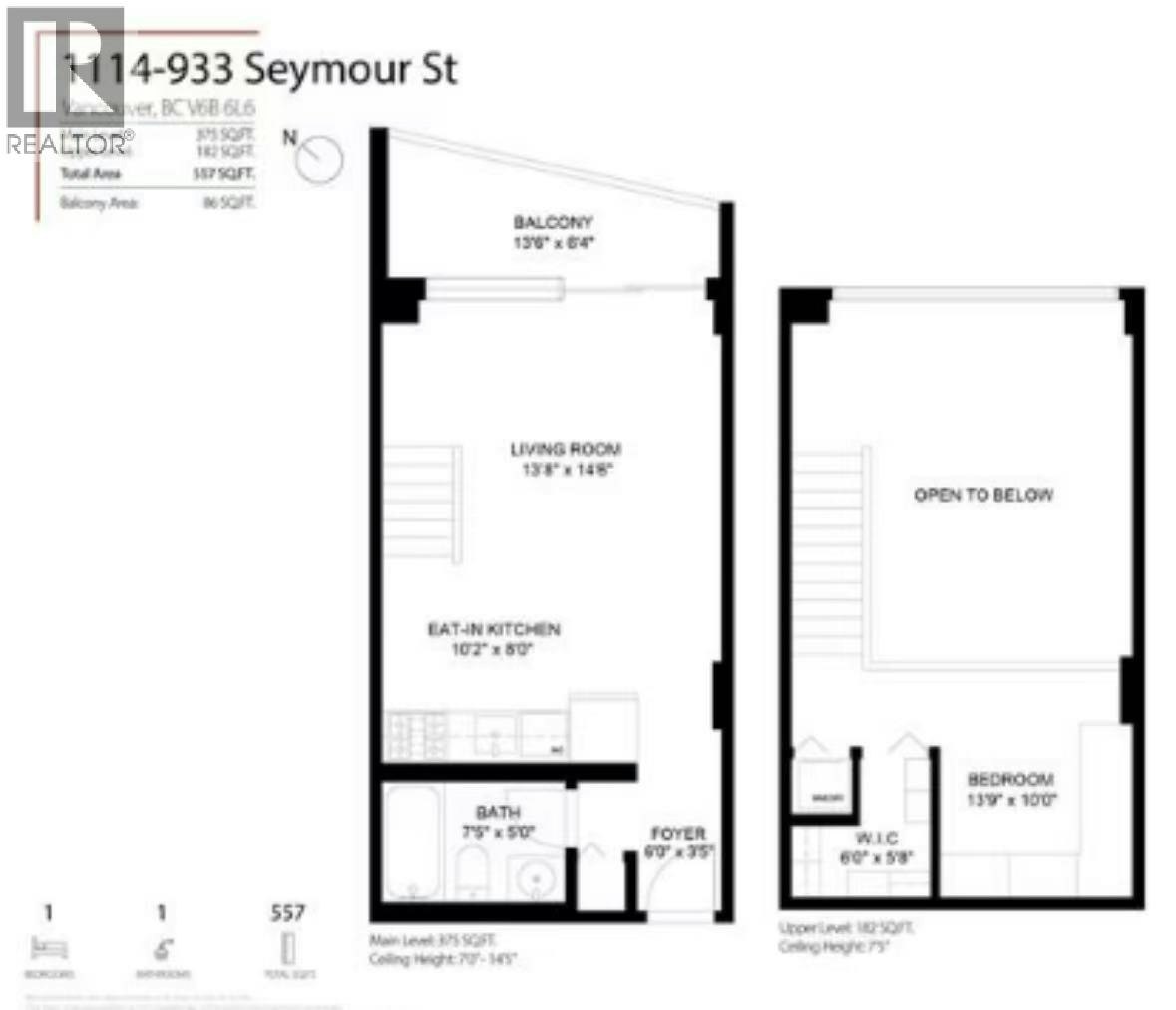1114-933 Seymour Street, Vancouver, BC, V6B 6L6 - 6