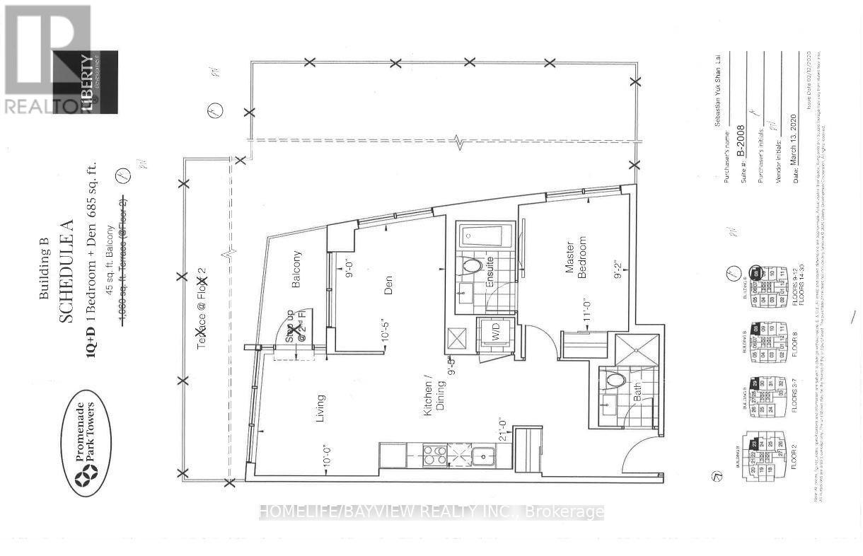 2008-50 Upper Mall Way, Vaughan, ON, L4J 0L8 - 2