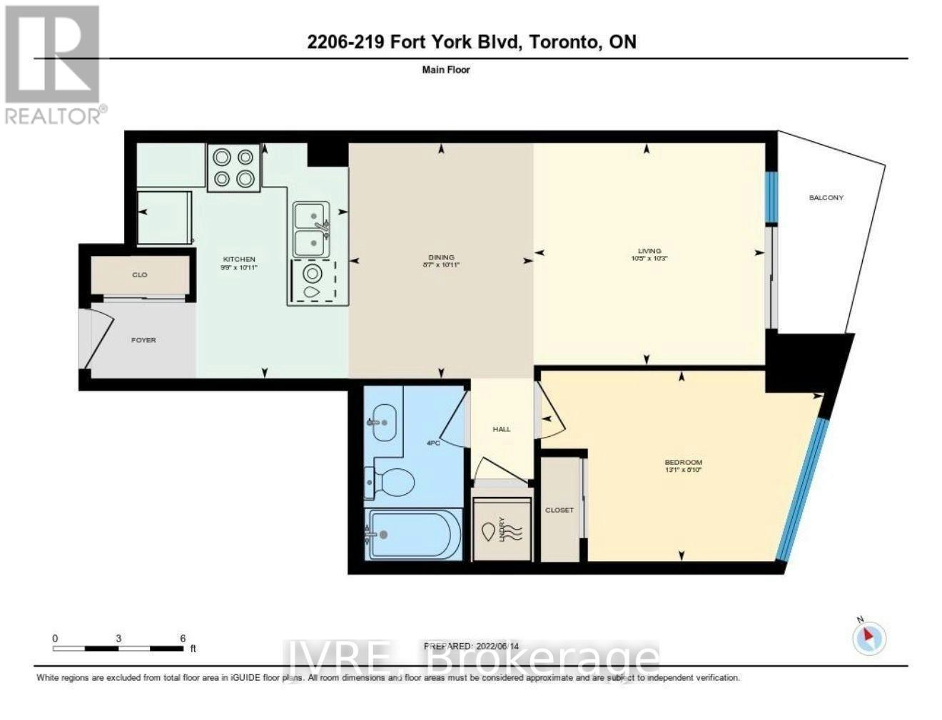 2206-219 Fort York Boulevard, Toronto, ON, M5V 1B1