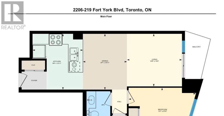 2206-219 Fort York Boulevard, Toronto, ON, M5V 1B1
