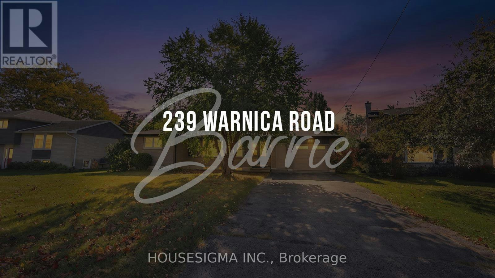 239 Warnica Road, Barrie, ON, L4N 3Z2