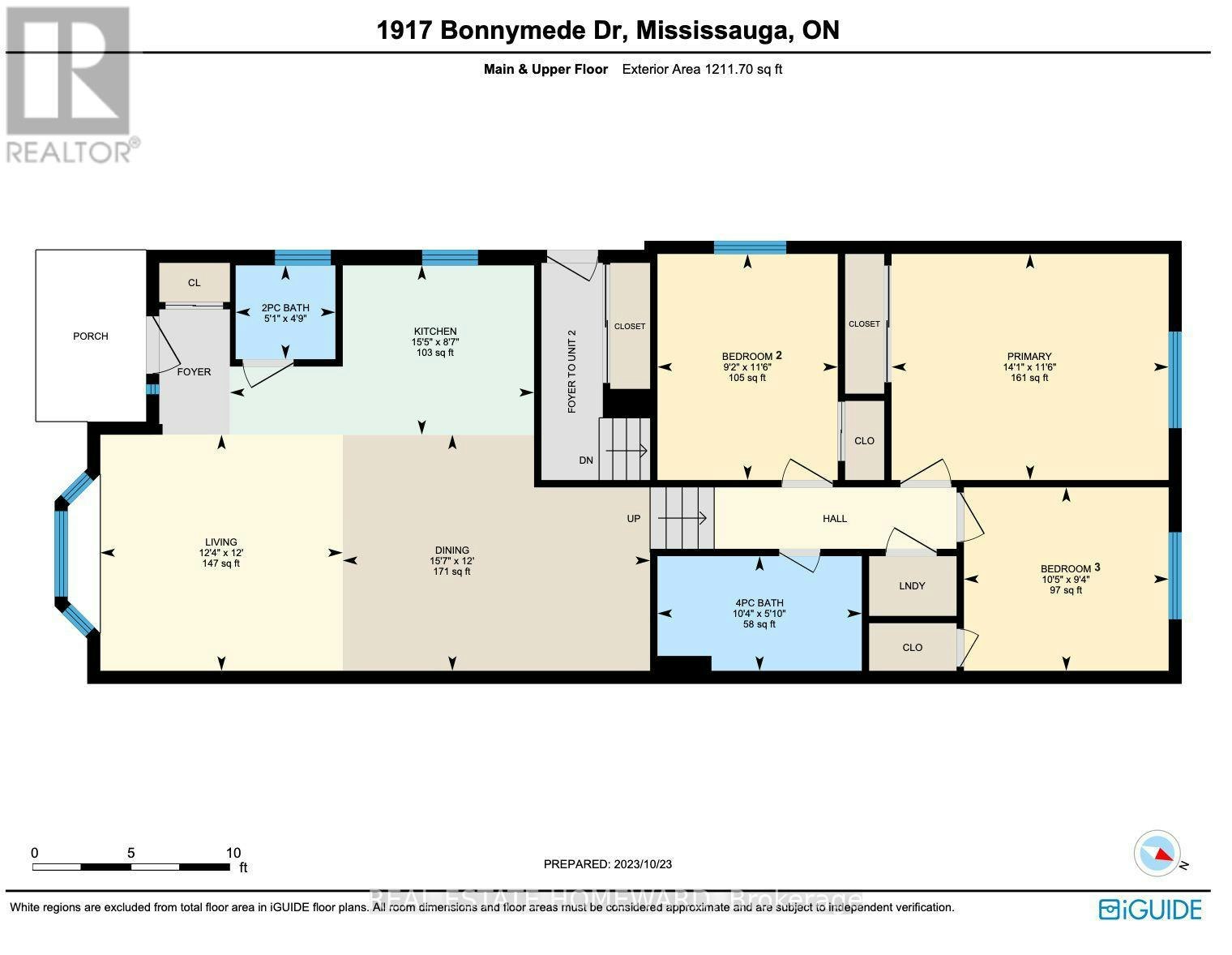 MAIN-1917 Bonnymede Drive, Mississauga, ON, L5J 1E2 - 2