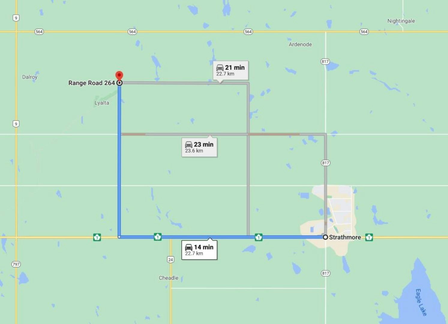 W4R26T25S16;4 Range Road 264, Rural Wheatland County, AB, T0J 1Y0