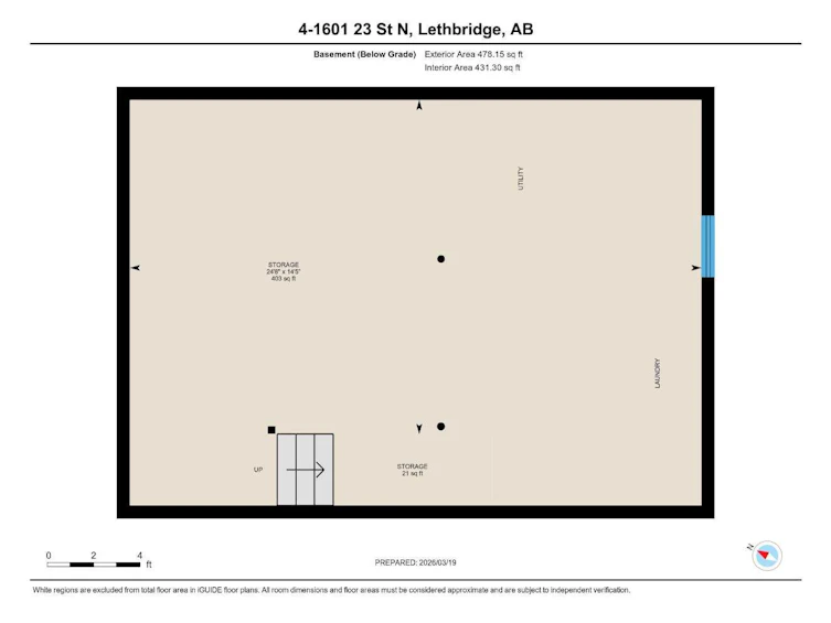 4-1601 23 Street N, Lethbridge, AB, T1H 4M9 - 30