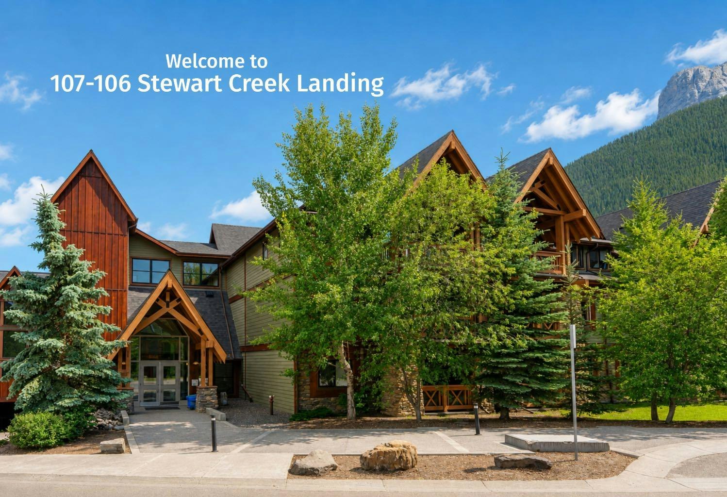 107-106 Stewart Creek Landing, Canmore, AB, T1W 0G6
