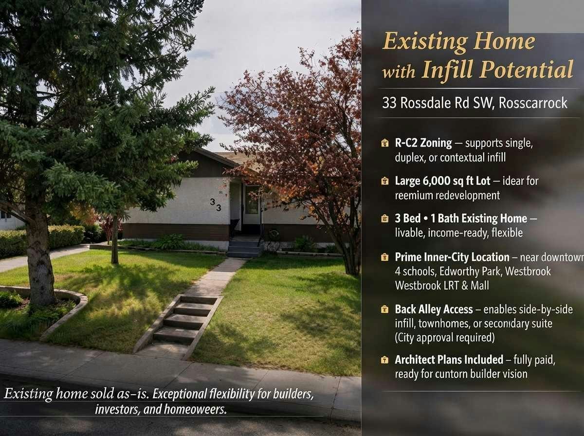 33 Rossdale Road SW, Calgary, AB, T3C 2P1