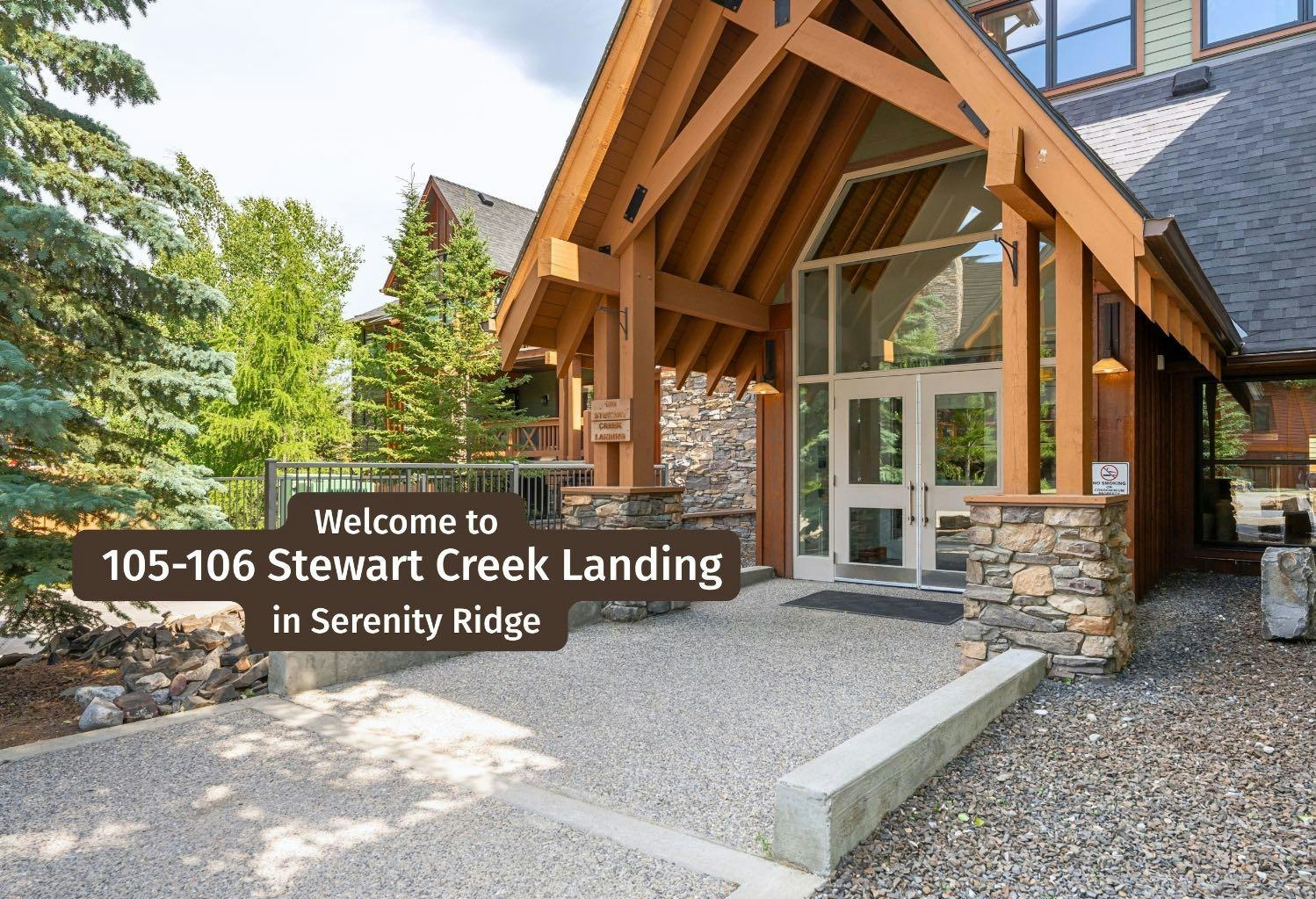 105-106 Stewart Creek Landing, Canmore, AB, T1W 0G6