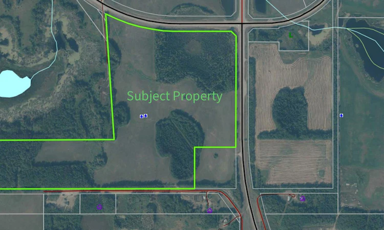 "ON" TOWNSHIP ROAD 665A Highway 36 Township