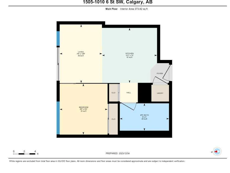 1205,-1010 6 Street Southwest, Calgary, AB, T2R 1B4 - 36