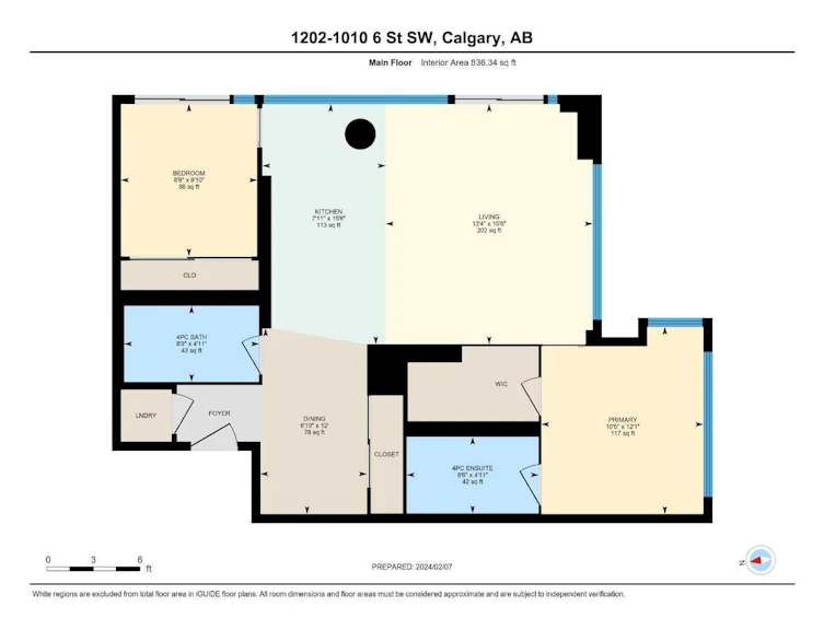1202,-1010 6 Street Southwest, Calgary, AB, T2R 1B4 - 31