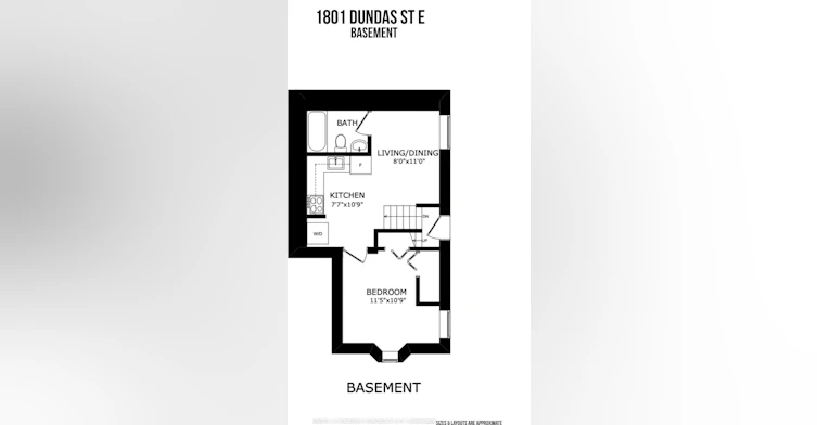 Basement-1801 Dundas Street E, Toronto, ON, M4L 1M4 - 2