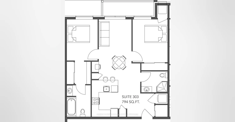 303-410 First Street N, Gravenhurst, ON, P1P 1B9 - 2