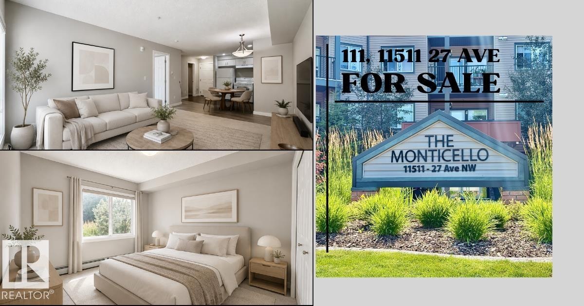 111-11511 27 Avenue, Edmonton, AB, T6J 7J8