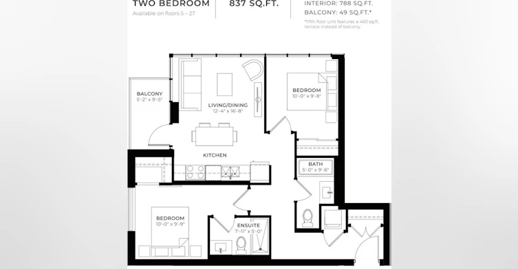 2508-108 Garment Street, Kitchener, ON, N2G 0E2 - 2